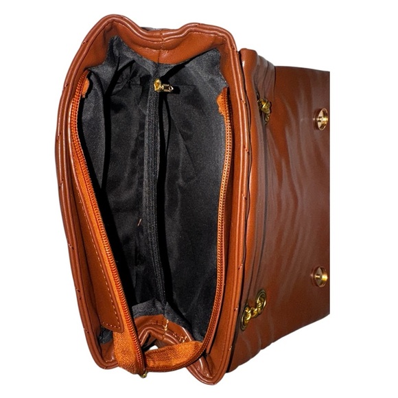 SHEIN Brown Quilted Shoulder Bag - Picture 8 of 9